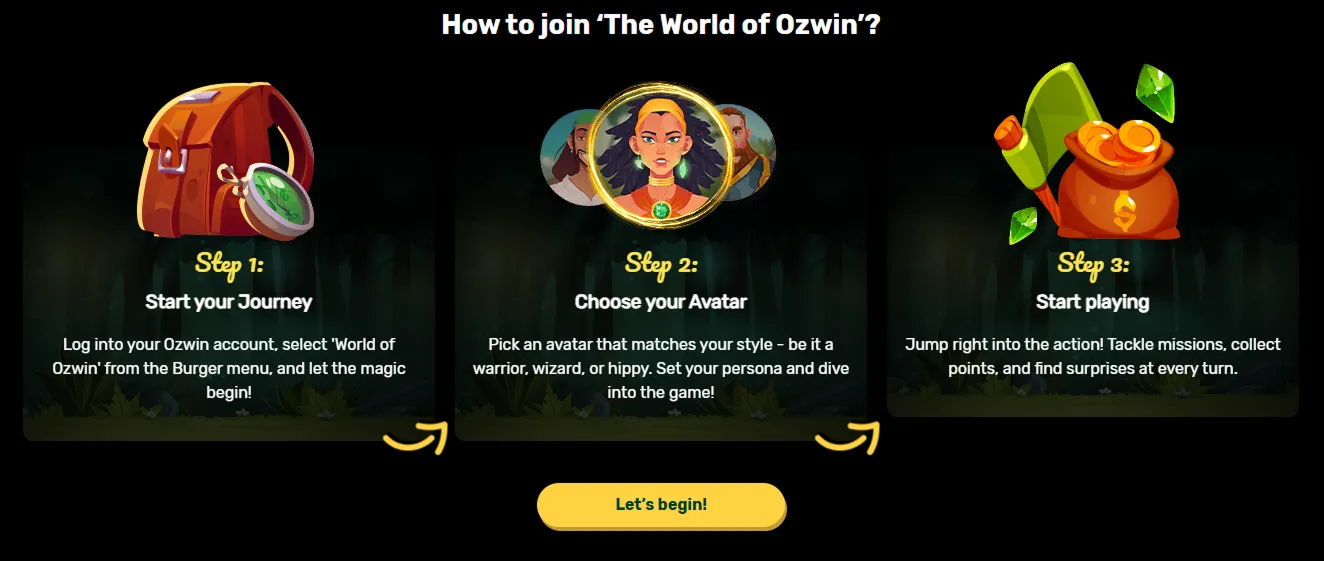 Playing Ozwin on Mobile Playing Ozwin on Mobile